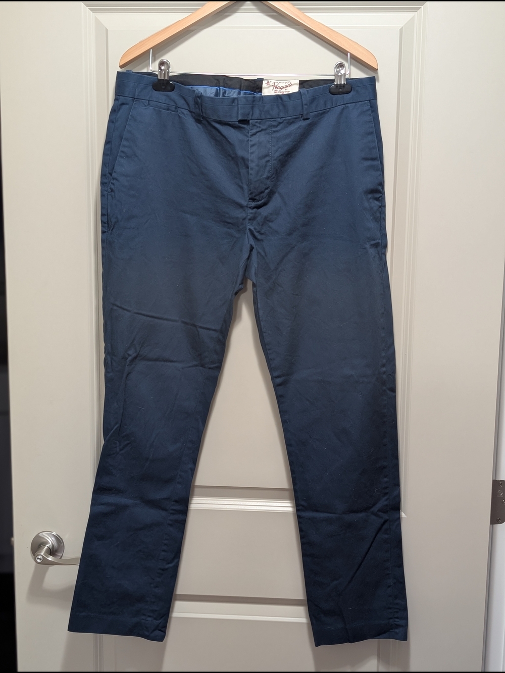 Original Penguin Men's Navy Blue Chinos